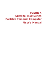 Toshiba Satellite 2450 User manual