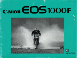 Canon EOS 1000 F User manual
