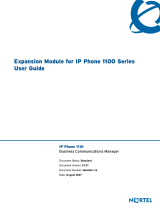 Nortel Networks IP Phone 1100 User manual