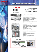 Mace DVR-400 RW User manual