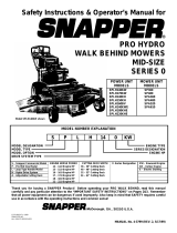 Snapper SPLH170KW User manual