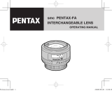 Pentax SMC -FA User manual