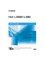 Canon L390 User manual