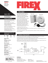 Firex 243 User manual