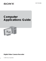 Sony DCR-HC20E User manual