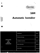 Carrier 26H User manual