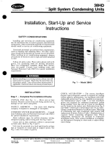 Carrier 38HD User manual