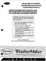 Carrier 58VCA User manual