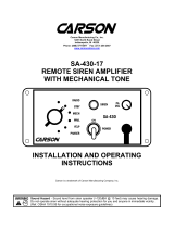 Carson SA-430-17 User manual