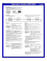 Casio 3092 User manual