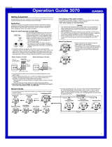 Casio 3070 User manual