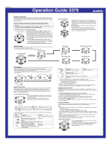 Casio 3379 User manual