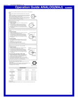 Casio 5167 User manual