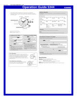 Casio 5344 User manual