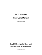 Casio DT-X5 User manual
