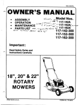 MTD 117-152A User manual