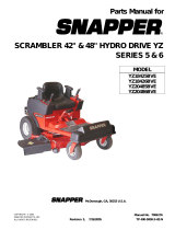 Snapper YZ18425BVE User manual