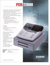Casio PCR-T2000 User manual