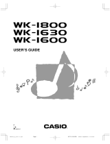 Casio WK1800 User manual