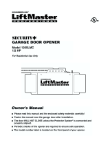 Chamberlain LiftMaster Professional Security+ 1265LMC User manual