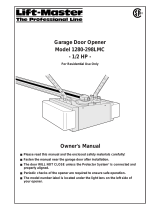 Chamberlain 1280-298LMC - 1/2 HP User manual