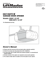 Chamberlain 3265C 1/2 HP User manual