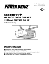 Chamberlain 248735S 3/4 HP User manual