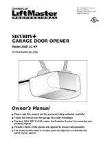 Chamberlain 2580 1/2 HP User manual