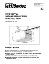 Chamberlain 2585C 3/4 HP User manual