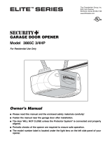 Chamberlain Elite 3885C User manual