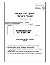 Chamberlain 6200-2 User manual