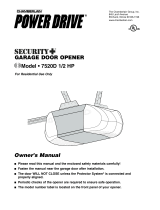 Chamberlain 7520D 1/2 HP User manual