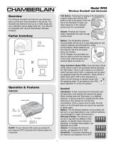 Chamberlain RFDI User manual