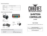 Chauvet CH-865 User manual