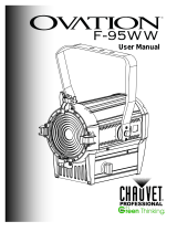 Chauvet f-95ww User manual