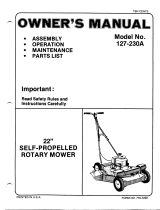 MTD 127-230A User manual