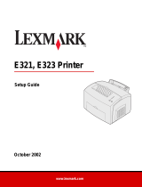 Lexmark 21S0150 - E 321 B/W Laser Printer User manual