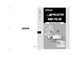 Epson EMP-70 User manual