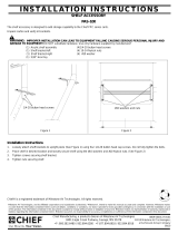 Chief Manufacturing PAS-100 User manual