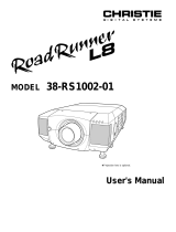 Christie Digital Systems 38-RS1002-01 User manual