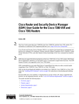 Cisco Systems 7200 VXR User manual