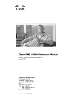 Cisco 15454 User manual