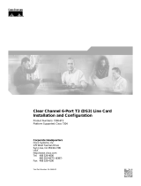 Cisco 7300-6T3 User manual