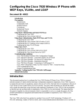 Cisco Systems 7920 User manual