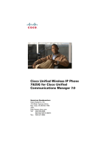 Cisco 7925G User manual