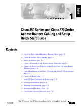 Cisco Systems 850 Series User manual