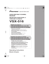 Pioneer VSX-516 User manual