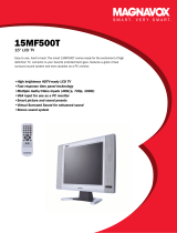 Magnavox 15MF500T User manual