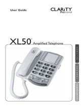 Clarity XL50 User manual