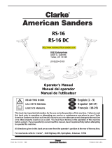 Clarke RS-16 DC User manual